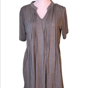 POL Knit Dress, S, Blue/Gray